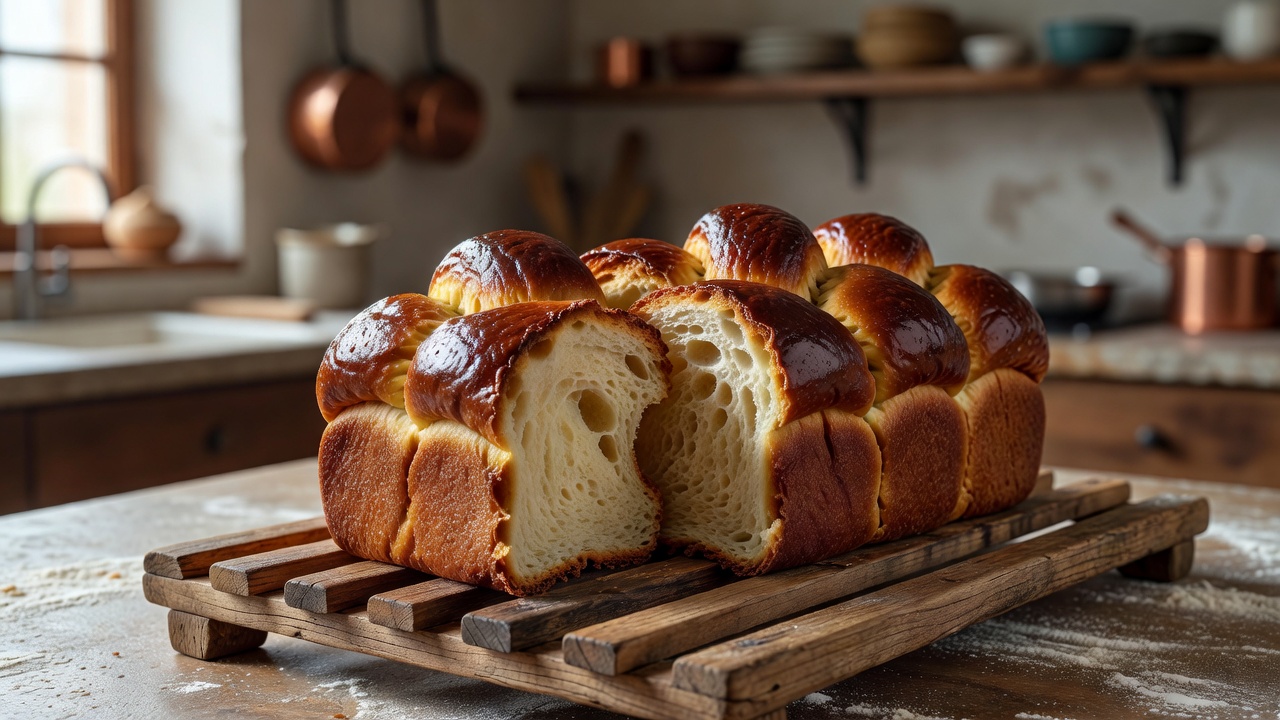 Brioche tressée maison