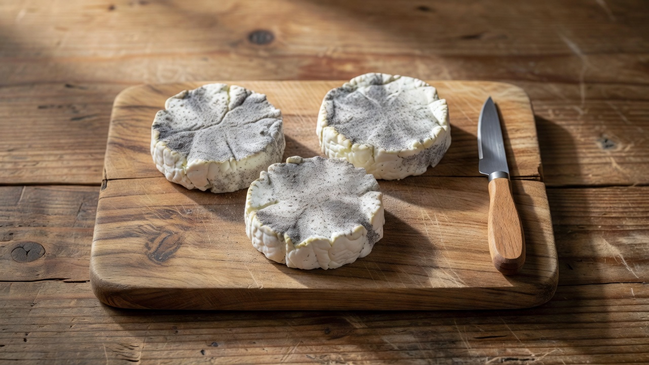 Chèvre frais cendré