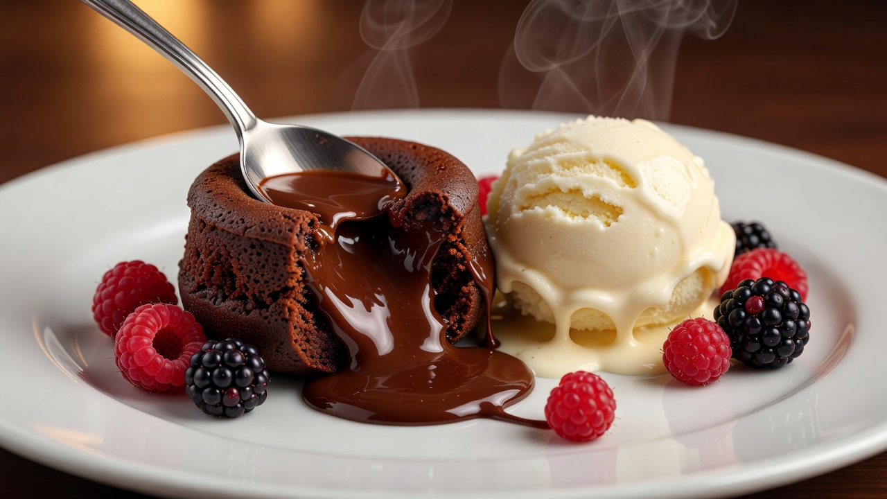 Fondant au chocolat coulant