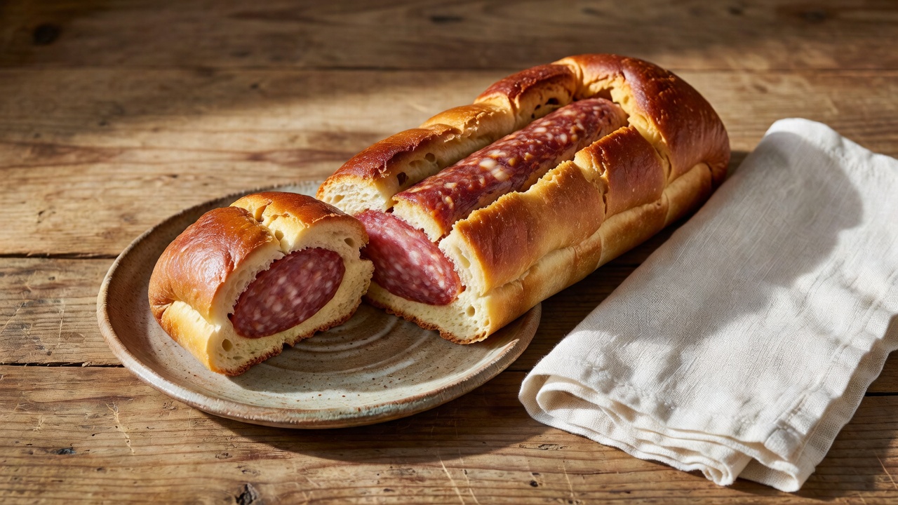 Saucisson brioché lyonnais