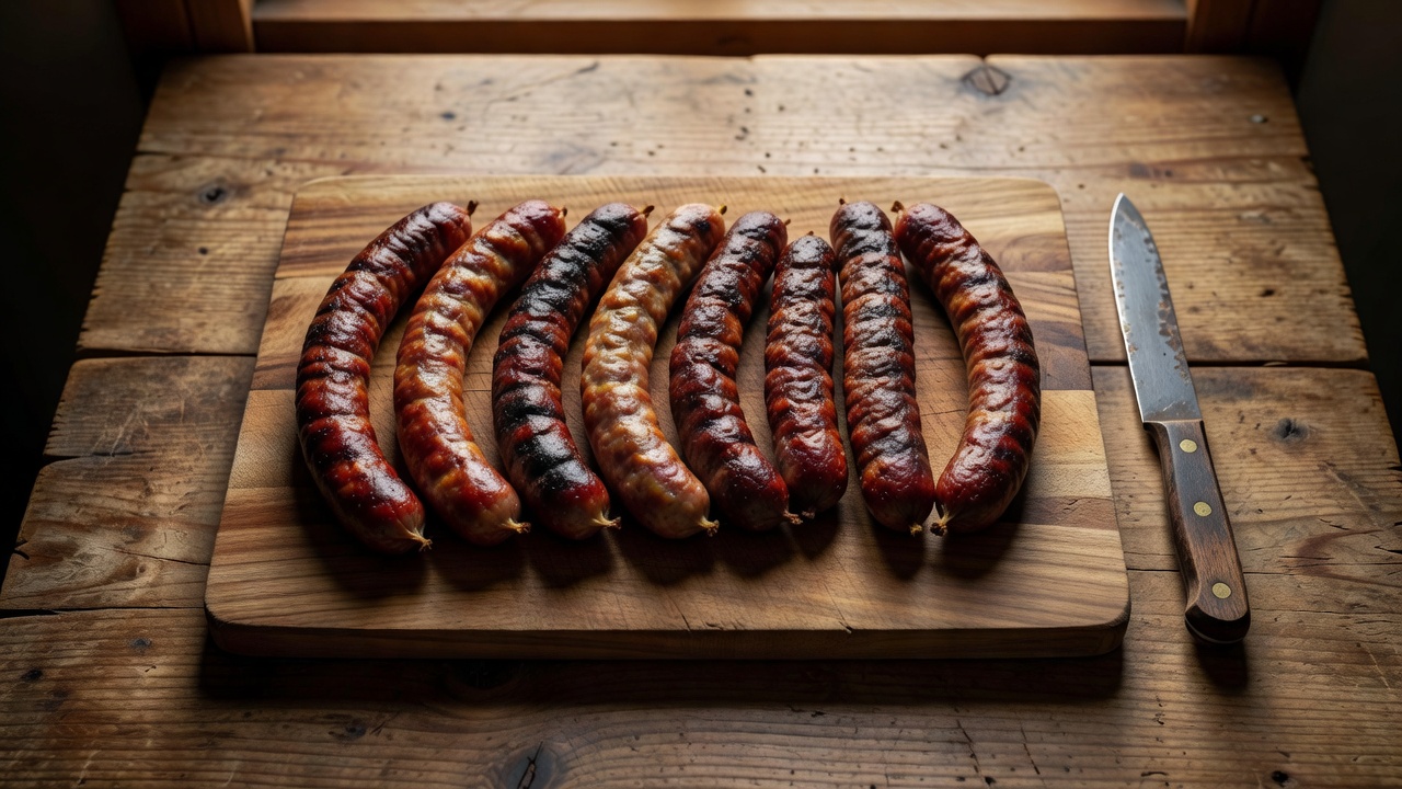 Saucisson de montagne fumé